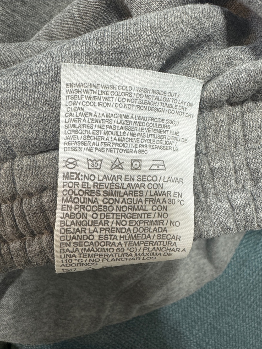 Nike 3BRAND Boys by Russell Wilson fleece joggers Size Large Gray White Stretchy - Picture 6 of 10